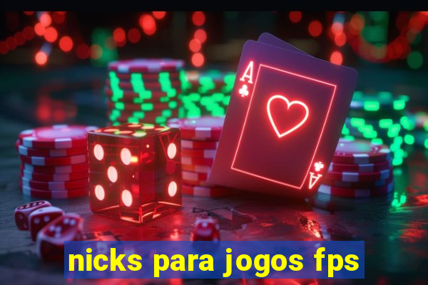 nicks para jogos fps